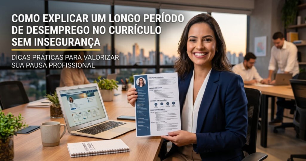 Como Explicar um Longo Período de Desemprego no Currículo Sem Insegurança