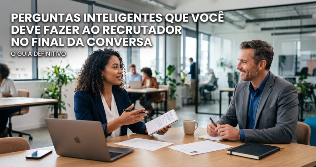 Perguntas Inteligentes Que Você Deve Fazer ao Recrutador no Final da Conversa